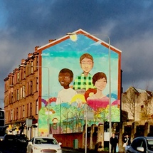 Elph Mural Glasgow Commonwealth Games